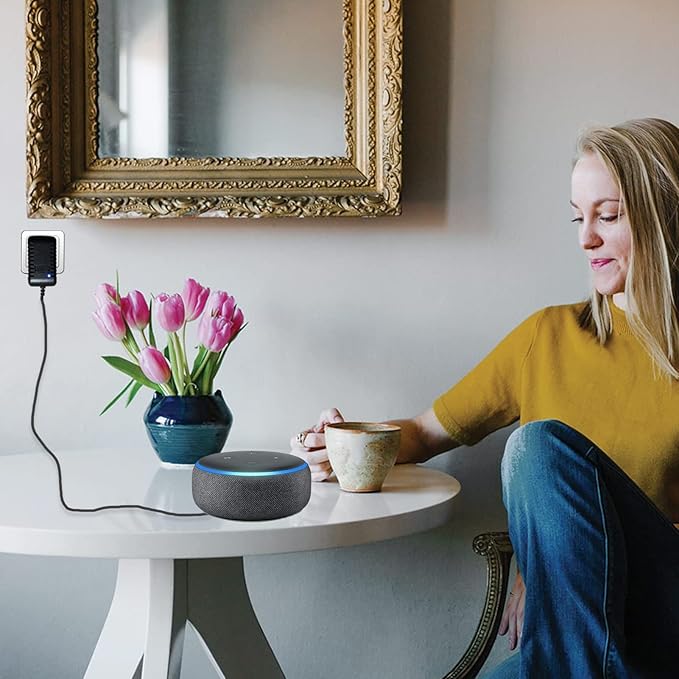 15W Power Cord Replacement for Alexa Dot 3rd Generation/Dot 5th Gen 2022/Dot 4th/Kids Edition, TV Cube, Echo Show 5, Echo Pop, C78mp8/GP92NB Charger Adapter