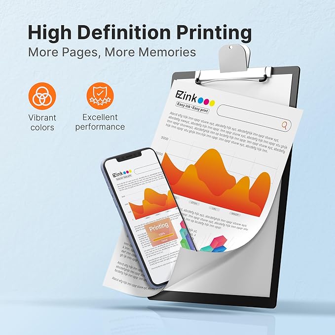 E-Z Ink 410 Ink Cartridges Remanufactured for Epson 410 410XL Printer Ink Cartridges 5 Pack Work with Expression XP-7100 XP-640 XP-830 XP-530 XP-630 XP-635 (Black, Cyan, Magenta, Yellow, Photo Black)