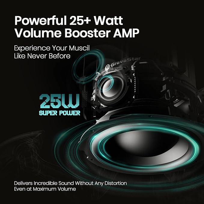 GravaStar Supernova Portable Bluetooth Speaker, LED Table Lamp Speaker, 9H Playtime, TWS Pairing, Wireless Speakers fo Party/Outdoor/Camping/Gifts