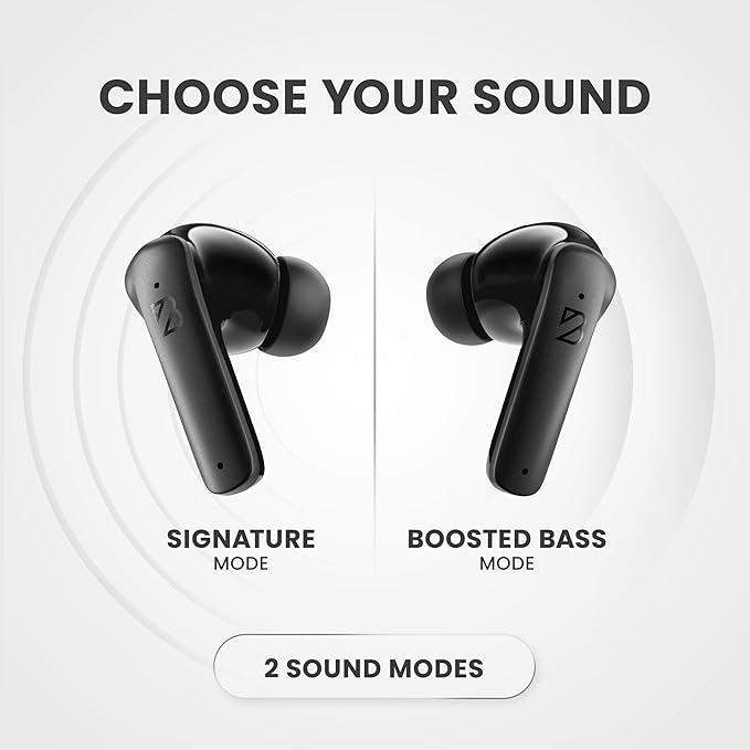 Back Bay Audio [USA-Based iPhone + Android Wireless Earbuds Bluetooth V5.3, Sweatproof Air Buds for Android Phones, Small Sports Bass Earphones with Wireless Mic for iPhone iOS, Bluetooth Earphones