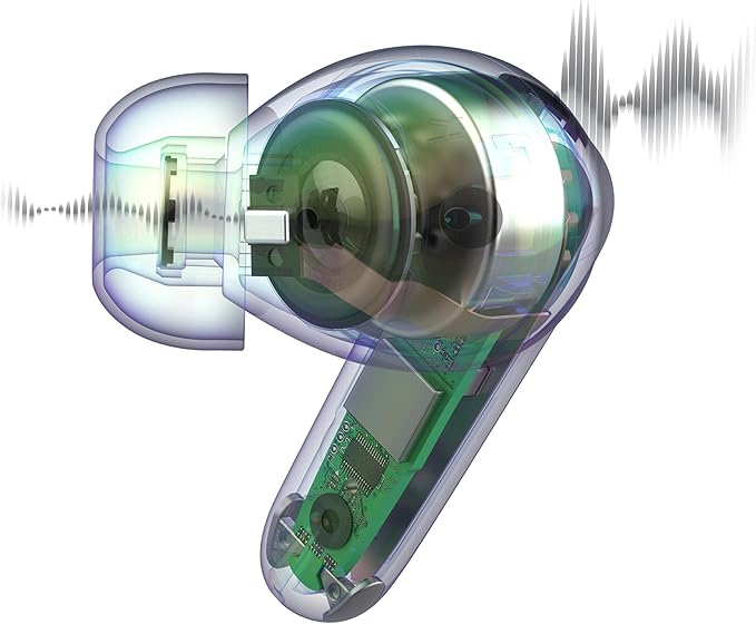 JLab JBuds Pods ANC True Wireless Bluetooth Earbuds, Hybrid Active Noise Canceling, 56+ Hours Playtime, Clear calls, Custom Sound via App, Wireless Charging, Bluetooth Multipoint, Be Aware Mode, Black