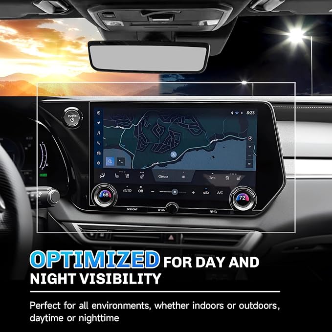 SXCY for 2025 Lexus RX350 Anti-Glare Matte Screen Protector 14 Inch for 2023-2025 RX350 Accessories Navigation Screen Protector 9H Tempered Glass