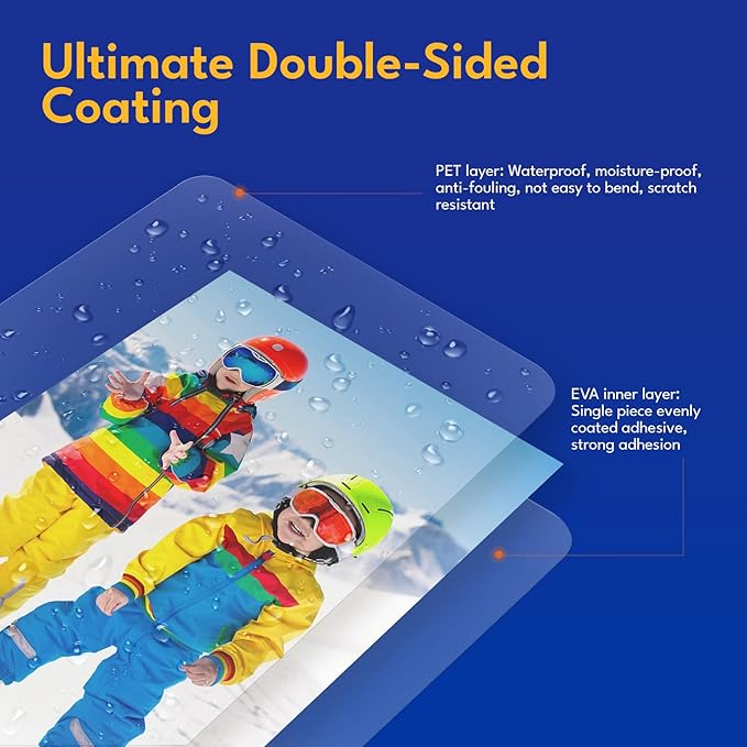 Uinkit 4Mil 100Pack Legal Size Laminating Sheets, 8.5"x14" (9x14.5) Inches Laminate Pouches, Bubble-Free Protector for Documents Photo, Use in Office School Supplies with Thermal Laminator Machine