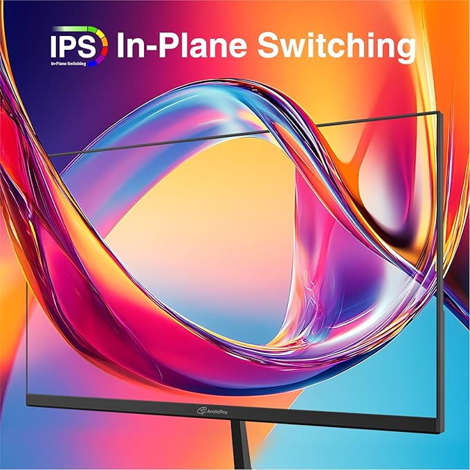 24 inch Gaming Monitor 240Hz, FHD 1080p, IPS Panel, 1ms Response Time, Adaptive sync, PC Computer Monitor, 3-Sided Frameless, Ultra Slim, 99% sRGB, Bluelight Filter, HDMI & DP Ports,Black