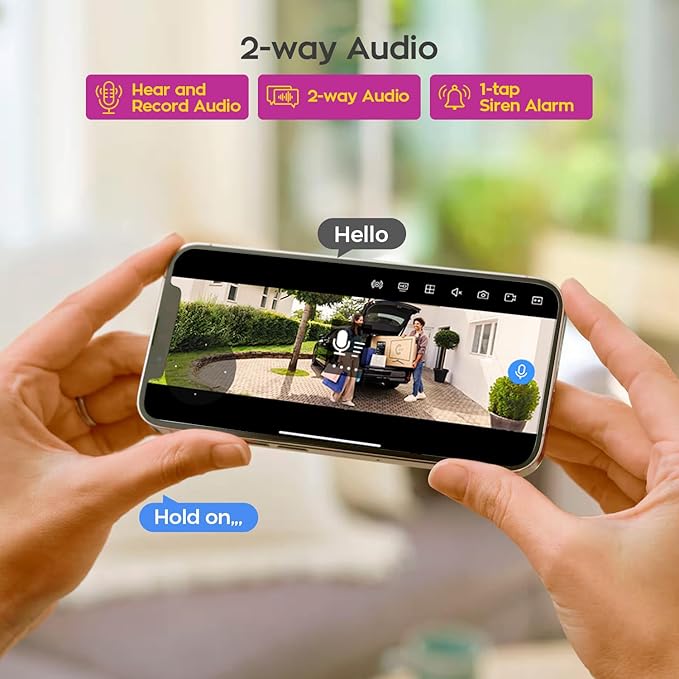 xmartO [AI Tracking Dome CAM] 16CH 2K HD Metal Dome PTZ Wireless Security Camera System, 10*Automatic Tracking, 2-Way Audio and Night Vision Camera, 16CH 4K Long Range WiFi 6 Surveillance DVR NVR Kit