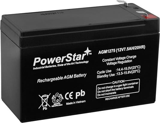 12V 7.5AH Sealed Lead Acid Battery for UPS/Surge Protector