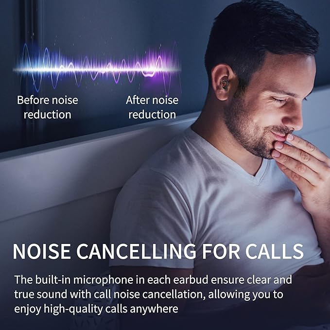 Tiny Bluetooth Earbuds,Kids Wireless Ear Bud with Cute Charging Case, Waterproof Stereo Wireless Earphone with Micphone for Workout Sport,Kids Headphones for Phone and Pad