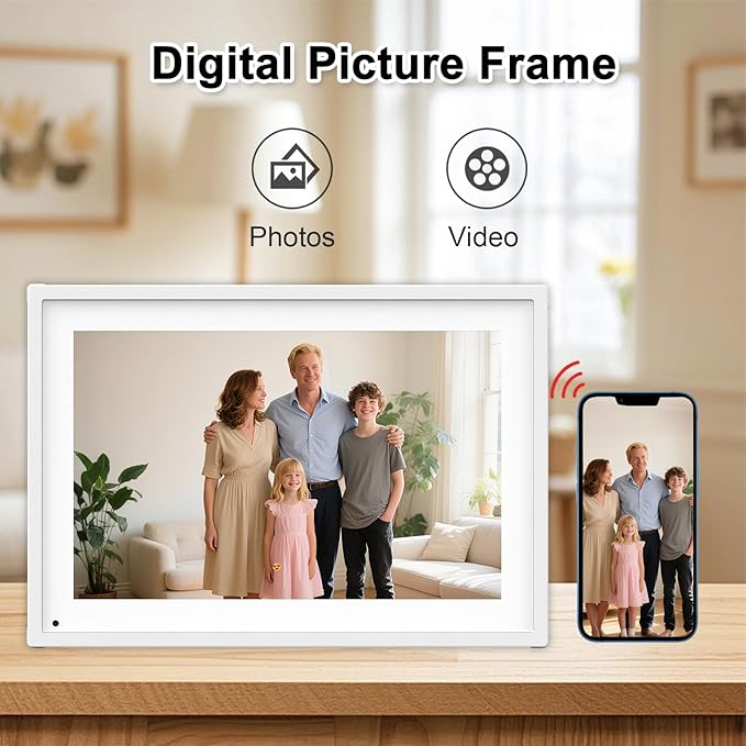 10.1 inch Wall Planner Digital Calendar & Chore Chart, Smart Touchscreen Display for Family Schedules, Hearth DisplayWall Planner, Digital Photo Frame, Great for Organizing Your 2025 Calendar