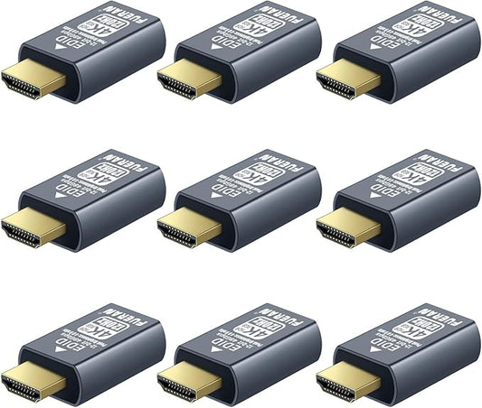 4K 120Hz HDMI 2.1 Dummy Plug – High-Resolution Virtual Display Emulator for PC, VR Headsets & Cryptocurrency Mining EDID Headless Ghost Display Adapter (4K/120Hz-HDR/12bits-9P)