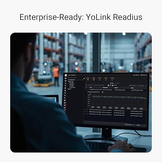 YoLink Smart Temp & Humidity Sensor, LoRa Long Range, 2 Year Battery, Indoor Monitoring for Wine Cellar, Bedroom, Nursery, Greenhouse, RV, with App, Email & SMS Alerts, Alexa IFTTT, 2 Pack + Hub