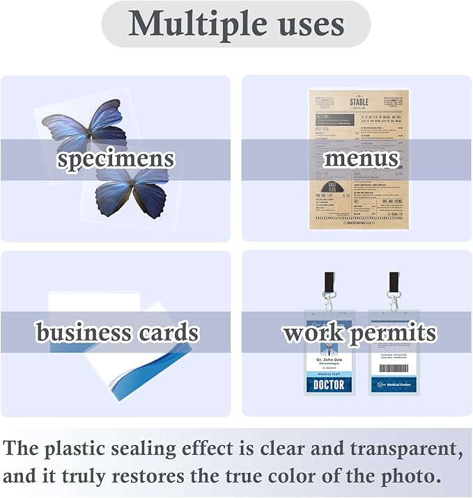 Thermal Laminating Pouches, 8.5" x 11.9", 3 Mil, 100-Pack – Laminating Sheets for 8.25 x 11 Paper, Teacher Supplies, Classroom Essentials, Office Use, Photo Safe