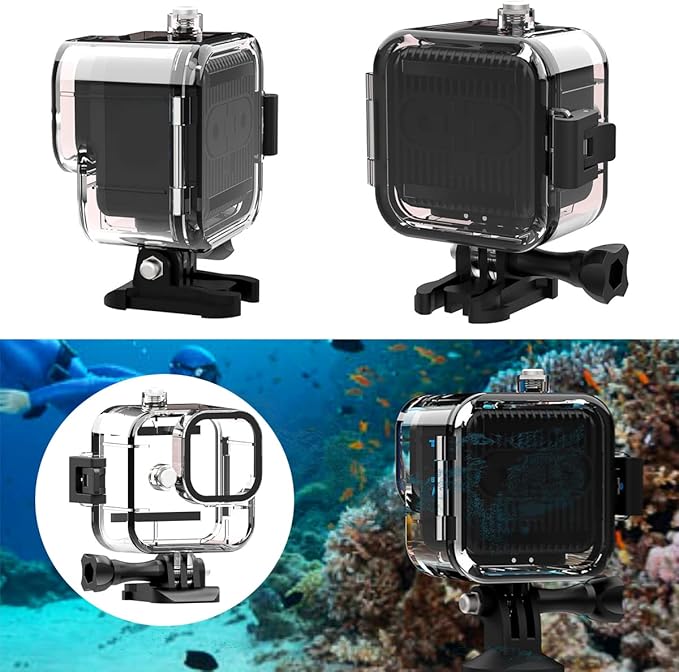 Waterproof Housing Case for GoPro Hero11Black Mini,131ft/45M Diving Protective Housing Shell for Hero 11 Black Mini Action Camera Underwater Dive Case Shell with Mount & Thumbscrew