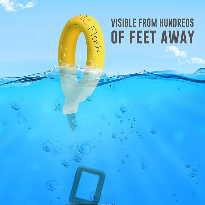 Waterproof Camera Float (2-pack) Floating Camera Strap for Underwater GoPro/Panasonic Lumix/Nikon COOLPIX AW110/Canon PowerShot D20 - Float Case Around Wrist Save Device from Sinking - 1 Year Warranty