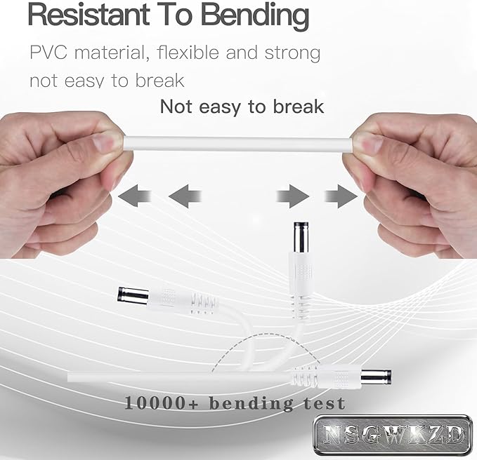 30W Power Cord Replacement for Echo (4th Gen/3rd Gen), Echo Show 10, Alexa Show 21, Show 15, Echo Show 8 Charger Adapter Cable 6.6 FT