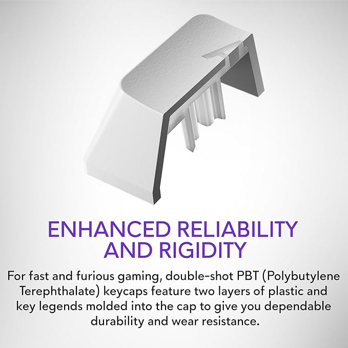 Alienware Tenkeyless Gaming Keyboard - AW420K - Lunar Light - Wired, Programmable, Cherry MX Red, USB, AlienFX RGB / 16.8 Million Colours