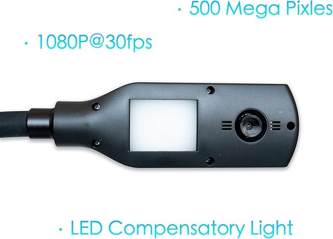 IB520 HDMI/USB 5MP Document Camera with 16x Digital Zoom, Autofocus, LED Light, Professional Visual Communication Tool of Real-time Projection, Compact for Teachers in Classroom