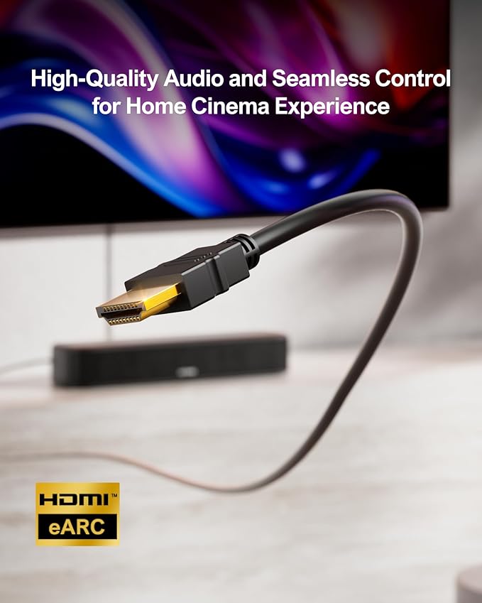 ULTIMEA 5.1ch Sound Bar with Dolby Atmos, Surround Sound System for TV, Sound Bar for Smart TV and Home Theater, App Control, TV Soundbar with Subwoofer, 2 Surround Speakers, HDMI eARC, Aura A50 Pro