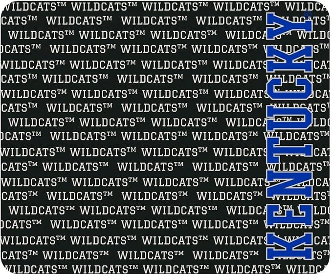 OTM Essentials University of Kentucky Standard Fabric Mouse Pad, Desk Accessories, Standard Fabric Gaming Mouse Pad, Spirit V1, Black