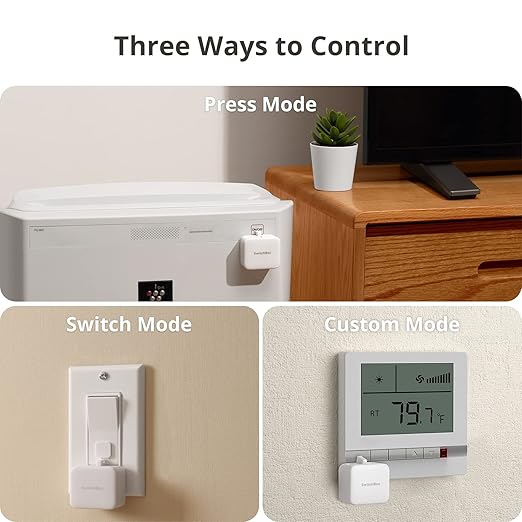 SwitchBot Smart Switch Button Pusher(3Pack) with Hub Mini - Smart Switch Button Pusher, Wireless App & Timer Control, Compatible with Alexa, Google Home, IFTTT, Easy to Use, Smart Light Control Set