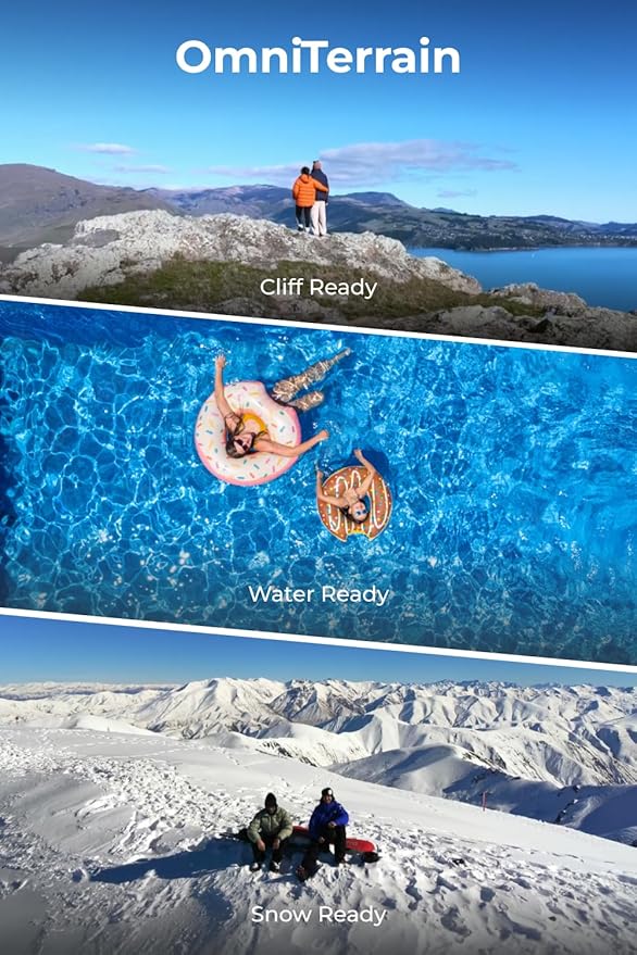 X1 PROMAX 8K Action Flying Camera, Foldable Drone with Camera with 42 KM/H Follow Speed, 10+ Fully Automatic Flight Modes, Fly Anywhere with OmniTerrain, SmoothCapture 2.0(Fly Joy Combo)