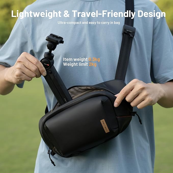 PGYTECH MANTISPOD 2.0 Mini Tripod for Camera Vlogging, Small Travel Stand for Sony/Canon/Nikon/Fujifilm SLR DSLR, Pocket Video Vlog Desktop Shooting Selfie Mount