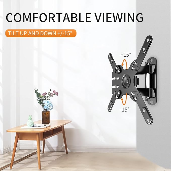 TV Wall Mount, Bracket for Most 13-39 inch LED, LCD Monitor and Plasma TVs, Max VESA 200x200mm by XINLEI (MA1339)