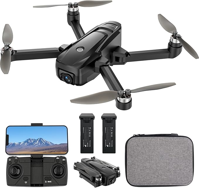 H330 Drone with Camera 4K, 5G Long Range WiFi FPV for Adult Beginners and Kids, Brushless Motor, Optical Flow, Altitude Hold,30 Mins Fly Time Remote Control RC Quadcopter with 2 Batteries