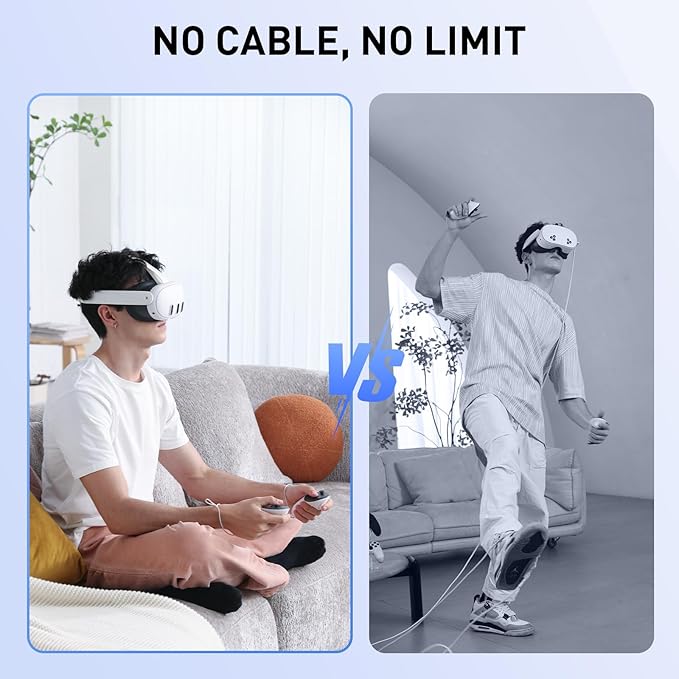 VR Router Replace Link Cable Compatible with Meta Quest 3S/3/2/Pro, PC-VR Streaming Air Link AX1500 WiFi6, Wireless Stable and Fast (Puppis S1 Lite)