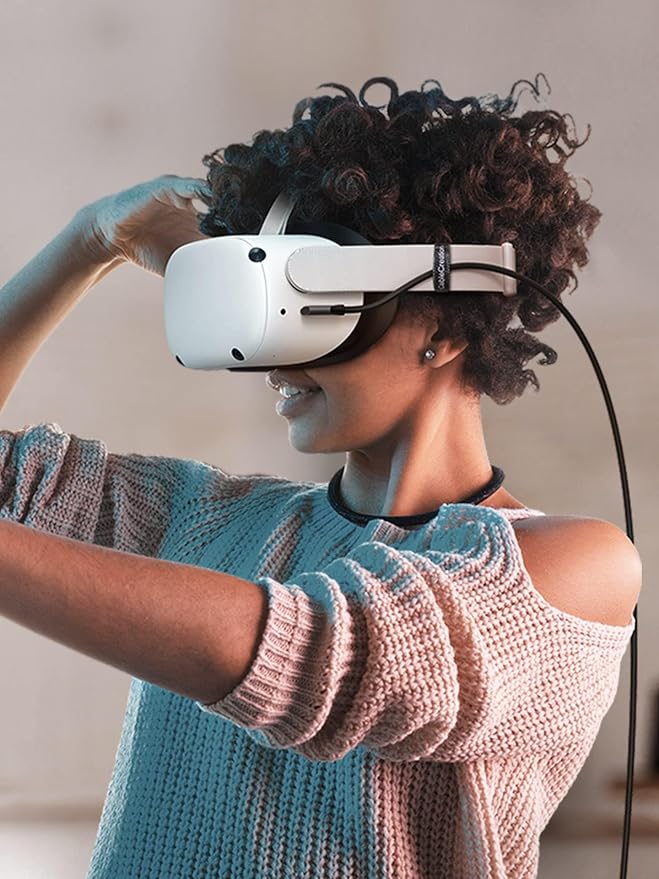 CableCreation 16FT USB to USB C 3.1 Link Cable Compatible with Meta Quest Pro/Quest3/Quest2/Pico4, 5Gbps Highly Speed VR Headsets Accessories Gaming PC, 5 Meters