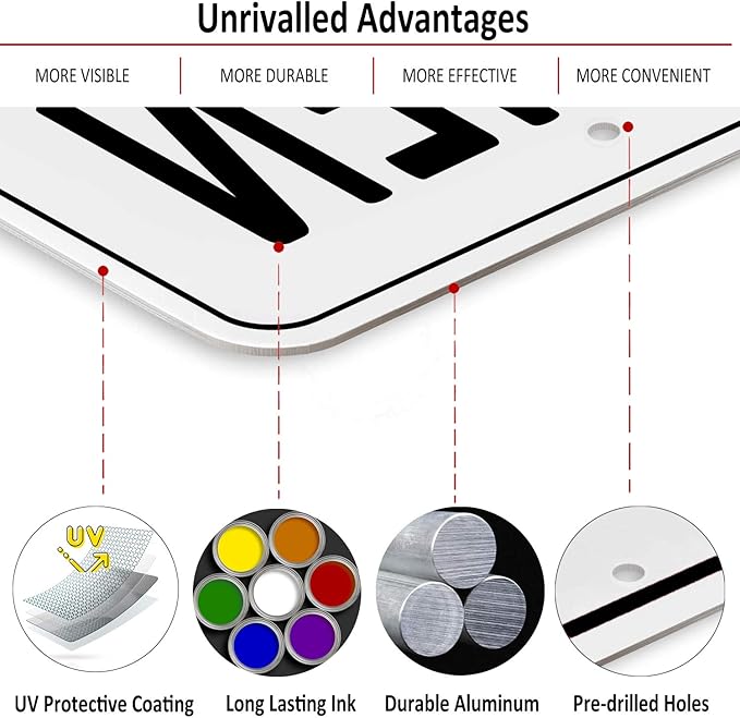 Bagstar (2 Pack) Heavy-duty Metal Smile You're on Camera Sign, 10" x 3.5" Aluminum Video Surveillance Sign, Camera Warning for Home Security, House, Business, Yard, Outdoor