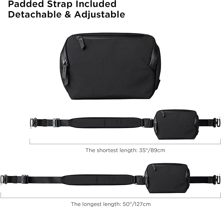 ALPAKA Vertex Pouch - Mens Sling Bag, Fits iPad Mini, Electronics & Accessories, Removable Strap, Weatherproof Fabric