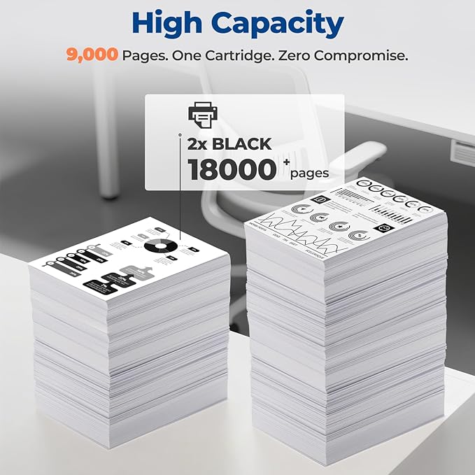 26X CF226X Toner Cartridges High Yeild for HP 26X 26A CF226A Toner Replacement Works with Laserjet pro M426dw M402n M402d M402dn M402dw, CF226 Toner for Laserjet Pro MFP M426fdw M426fdn Printer