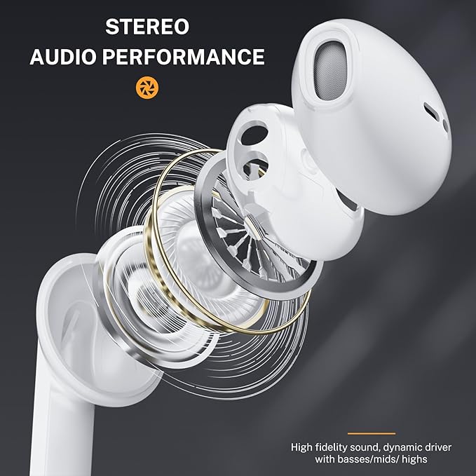 USB C Headphones Type C Earbuds for iPhone 17 Pro/ 17 Air 15/16 Pro/ 15 Pro Max/Samsung S25 Headphones with Microphone Noise Isolation Stereo Wired Earphones for Samsung Galaxy S24 S23 S22 Pixel 9 8a