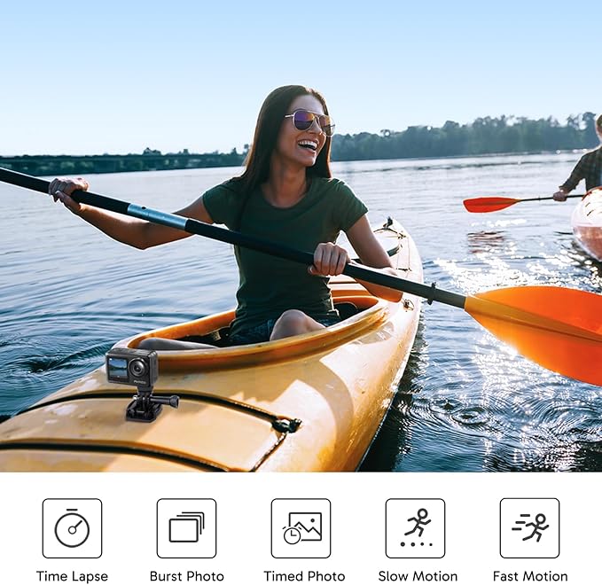 AKASO Brave 7 LE 4K30fps Action Camera with 64GB MicroSDXC U3 Memory Card Accessories Kit Bundle Ultra HD 131FT Waterproof Camera EIS 2.0 WiFi Remote Control Zoom Underwater Camera