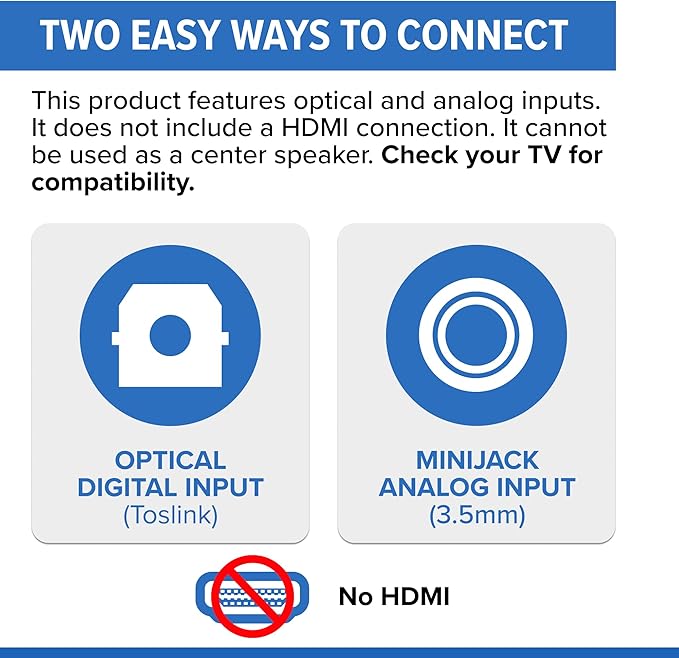 ZVOX Dialogue Clarifying Sound Bar With Patented Hearing Technology - AccuVoice TV Soundbar AV157 Titanium - Twelve Levels of Voice Boost - Home Theater Audio Speakers