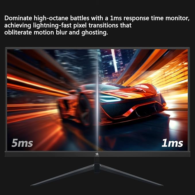 Z-Edge 24.5 inch 300Hz 280Hz 240Hz Gaming Monitor, UG25S FHD 1080p, Ultra Fast MPRT 1ms, IPS Monitor Gaming, PC Computer Monitor, 16.7M Colors, DP x2, HDMI x2