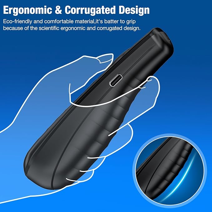 USB Type C Wireless Presentation Clicker 2.4GHz Clicker for Powerpoint Presentations,Presentation Clicker with Volume Control & Hyperlink,Slide Clicker Pointer for Classroom Mac Laptop Computer