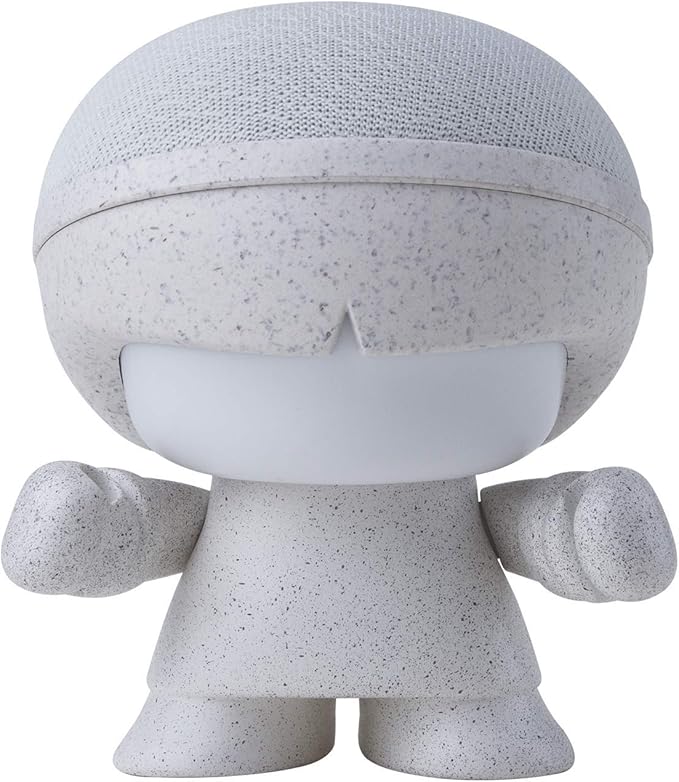 Xoopar Mini Xboy Portable Bluetooth Speaker – LED Light-Up – Powerful 360° Sound – Built-in Selfie Remote – Black