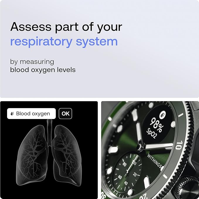 Withings Scanwatch Nova - Heart Health Hybrid Smart Watch for Men & Women - SPO2, Temperature Monitoring, Sleep, Respiratory Health, Cycle Monitoring, 30-Day Battery Life, Apple iOS/Android