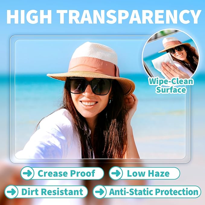 Binditek 50 Pack 3 Mil Thermal Laminating Pouches, 9x11.5 Inches Laminating Sheets, for Letter Size, Ultra Clear, Glossy, Hold 8.5x11 Inches, Heat Seal, School Office Supplies