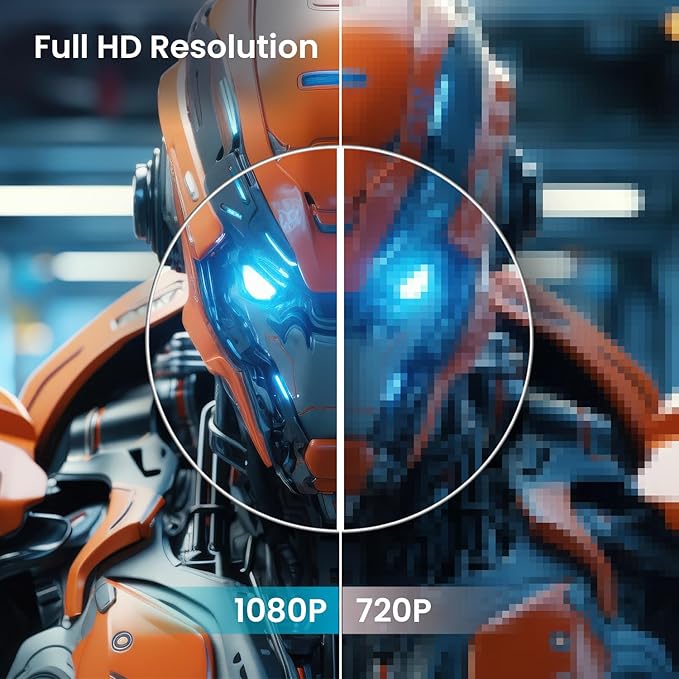 24 inch Gaming Monitor 240Hz, FHD 1080p, IPS Panel, 1ms Response Time, Adaptive sync, PC Computer Monitor, 3-Sided Frameless, Ultra Slim, 99% sRGB, Bluelight Filter, HDMI & DP Ports,Black