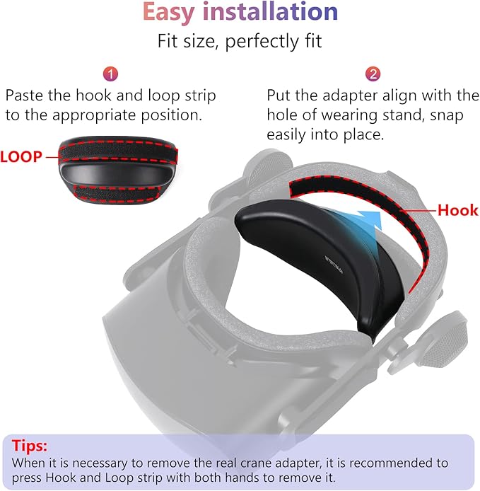 VR Head Rear Pad Replacement for HP Reverb G2 and Valve Index VR Headset Memory Foam Back Sponge Adjustable Portable Cradle Fit Small Head（Compatible with More Similar VR Headset）