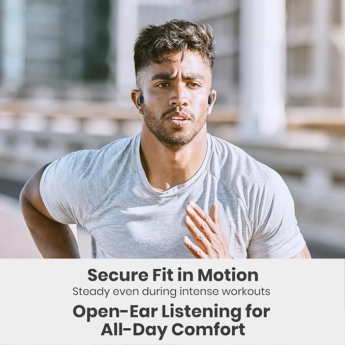 LYPERTEK Bone Conduction Headphones, IP68 Waterproof Swimming Headphones,Bluetooth 6.0 Open Earphones, 32GB Memory Bone Conduction Sports Earphones,Wireless Underwater Earbuds for Running,S30-Black