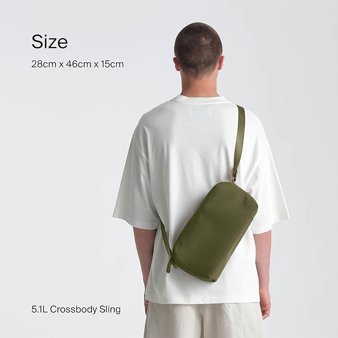 Urth Dolomite 5.1L Crossbody Camera Sling Bag - Water Resistant, Recycled, Multifunction Photography DSLR Everyday Bag