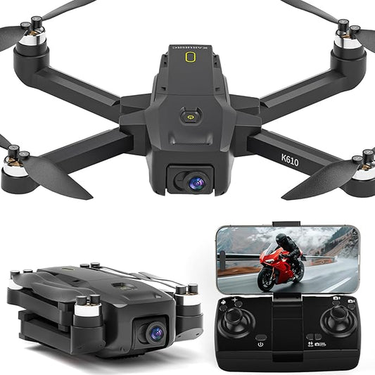 GPS Drone with 4K Camera for Adults IMX SENS Camera SD Card,Auto Return Home,Under 249g,Foldable RC Quadcopter GPS Professional Drones for Beginners,5G FPV Transmission Drone Follow Me