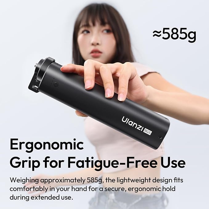 ULANZI BG5 Handheld Battery Grip 92.16Wh&Power Bank with 100W PD Bidirectional Fast Charging, Compatible with Sony/Canon/Nikon/GoPro, Ideal for Laptop/Drone/Live Streaming/Vlogging/Photography