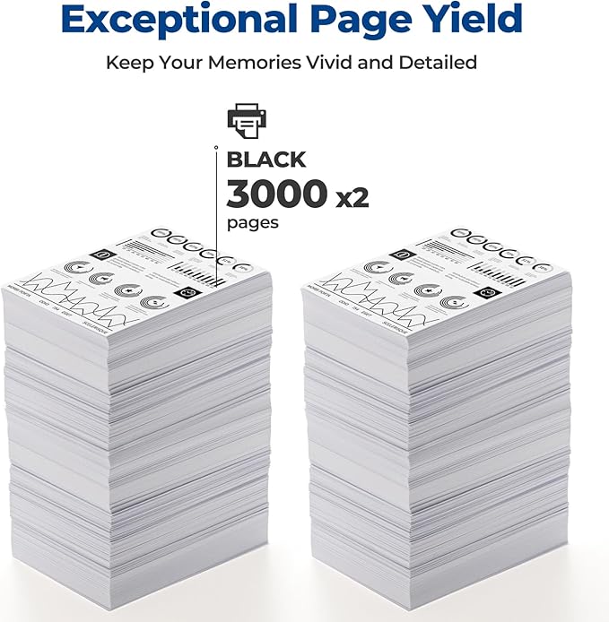 58A Toner Cartridge Black Laser Jet Pro M404dw Enterprise M406dn Compatible for HP 58A CF258A Toner Cartridges Replacement Pro M404dw M406dn M404dn M404n MFP M430f M428dw M428fdn fdw Printer(2 Black)