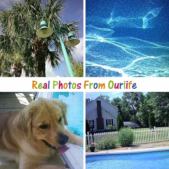 Ourlife Kids Waterproof Camera Gifts for Toddler, 1080P HD Digital Video Camera with 2.4'' IPS Screen, Fill Lights, Children Selfie Underwater Camera Toy for Little Girls with TF Card, Silicone Handle