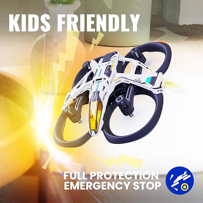 MACH 500 Tiny Drones for Kids, Mini Micro Nano Indoor RC Quadcopter for Age 8-12 10-15 12-14,Kids Drone with LED Light,Optical Flow Positioning,3 Speeds,Toys Gifts for Teen Boys Girls