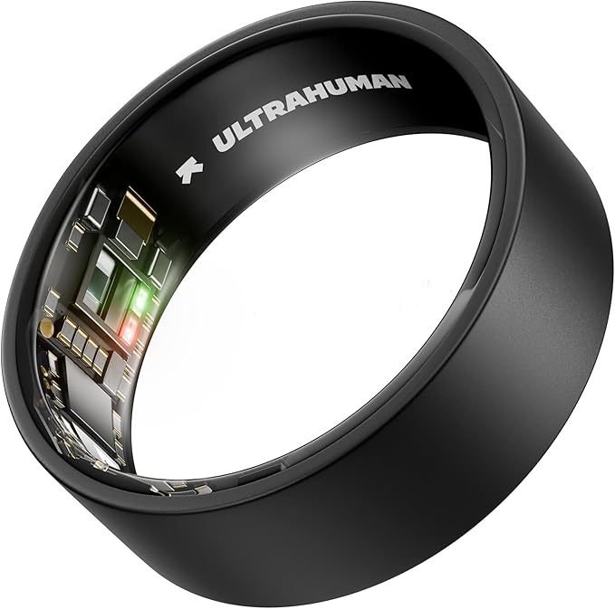 ULTRAHUMAN Ring AIR - Sleep & Fitness Tracker, FSA-Approved Wearable, Smart Ring for Women & Men, No App Fee for Standard Features (Size 5)